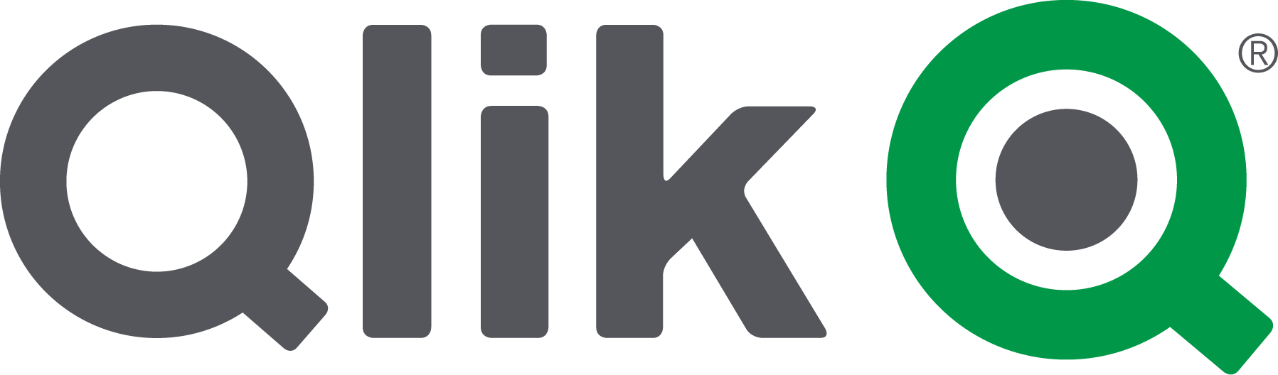 a logo of Qlik